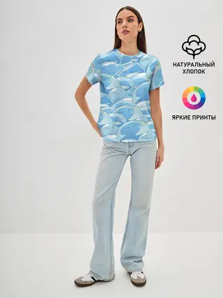 Женская базовая футболка / О МОЕМ ПЕРЕРОЖДЕНИЕ В СЛИЗЬ