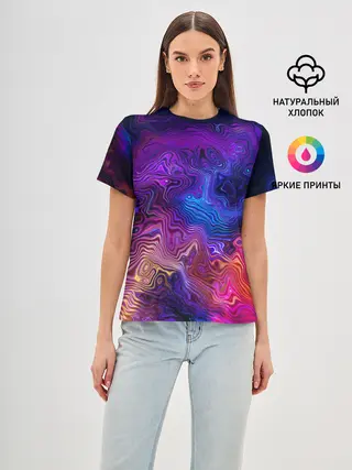 Женская базовая футболка / НЕОНОВЫЕ РАЗВОДЫ