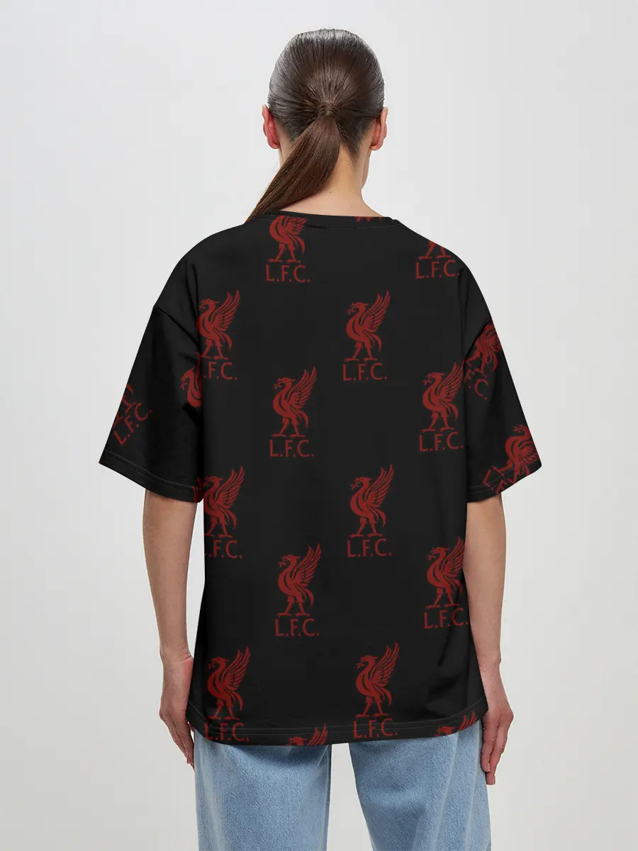 Женская футболка оверсайз / Liverpool