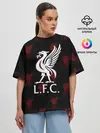 Женская футболка оверсайз / Liverpool