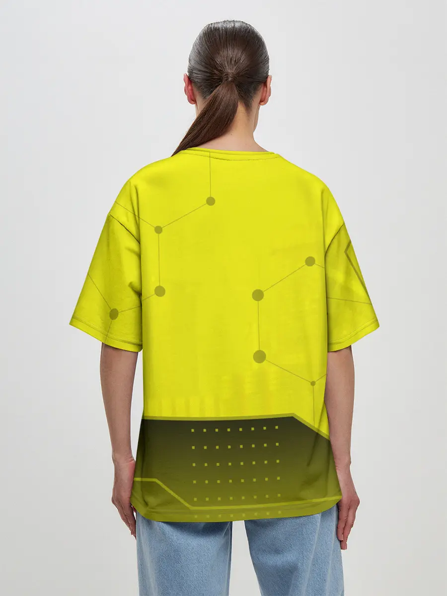 Женская футболка оверсайз / CYBERPUNK 2077