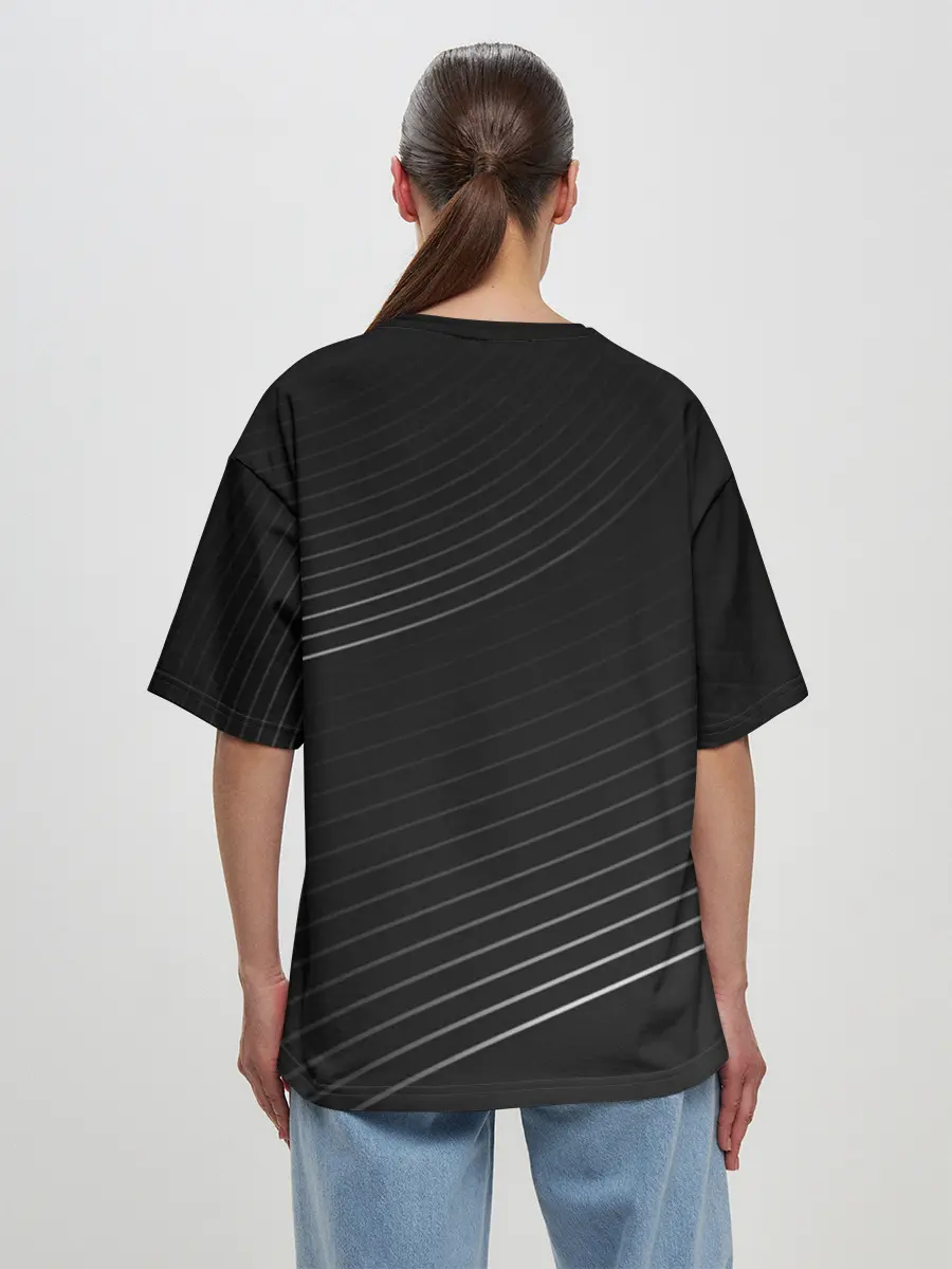 Женская футболка оверсайз / BMW