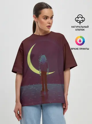 Женская футболка оверсайз / Sally face