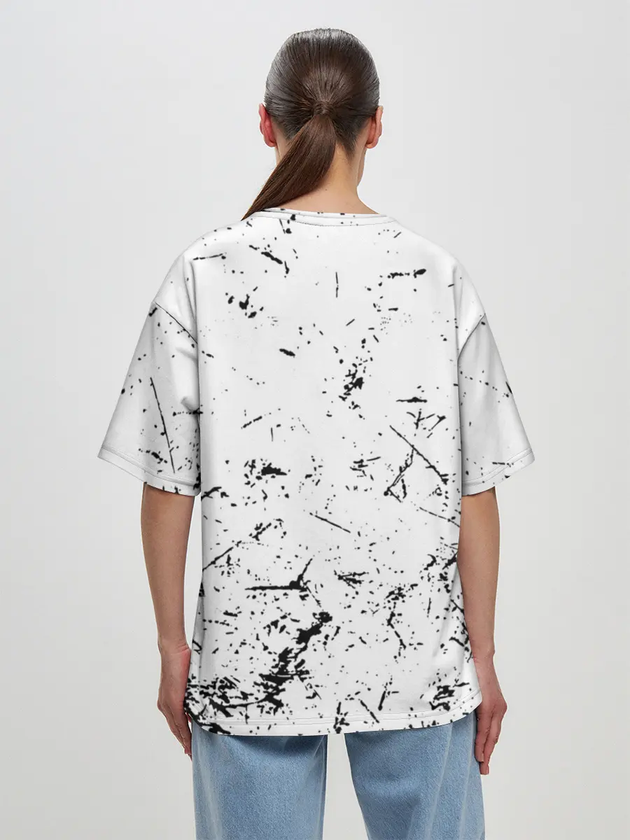 Женская футболка оверсайз / RAMMSTEIN