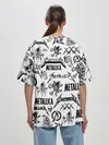 Женская футболка оверсайз / METALLICA LOGOBOMBING