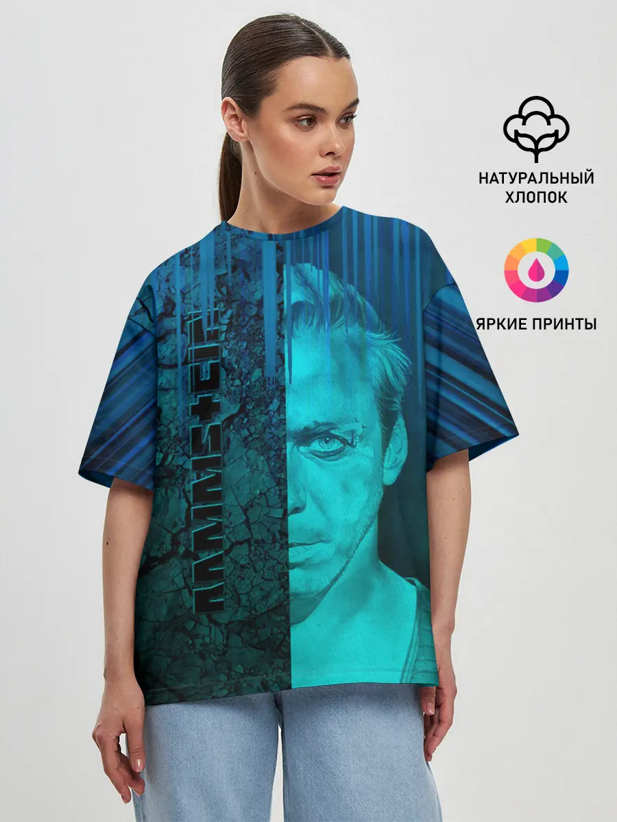 Женская футболка оверсайз / Rammstein