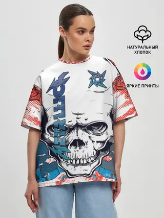 Женская футболка оверсайз / METALLICA | МЕТАЛЛИКА