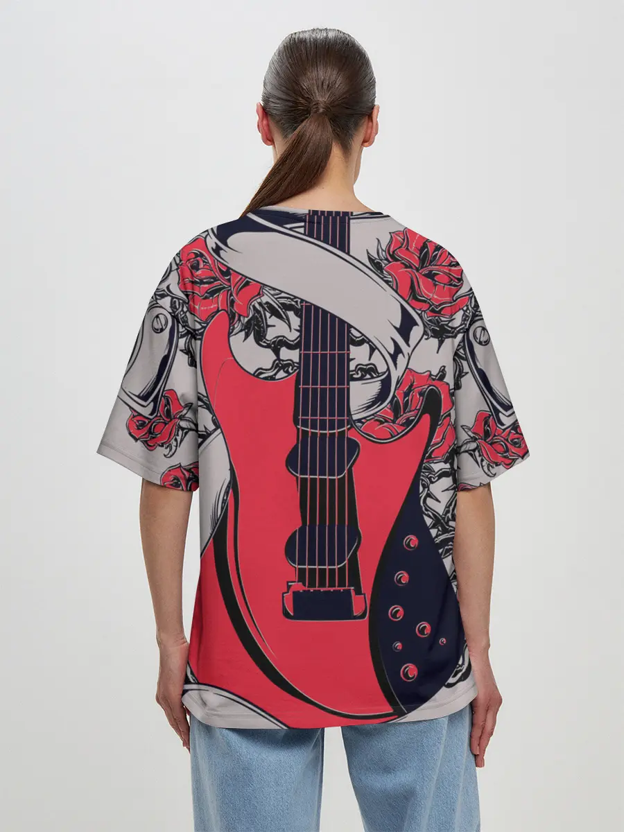 Женская футболка оверсайз / Metallica