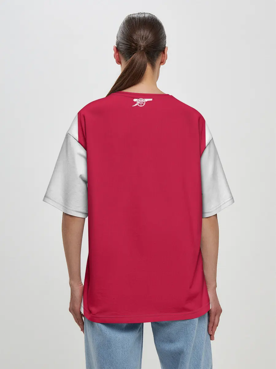 Женская футболка оверсайз / Arsenal home 19-20