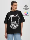 Женская футболка оверсайз / Metallica