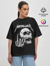 Женская футболка оверсайз / Metallica