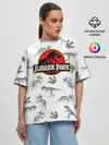 Женская футболка оверсайз / Парк Юрского Периода