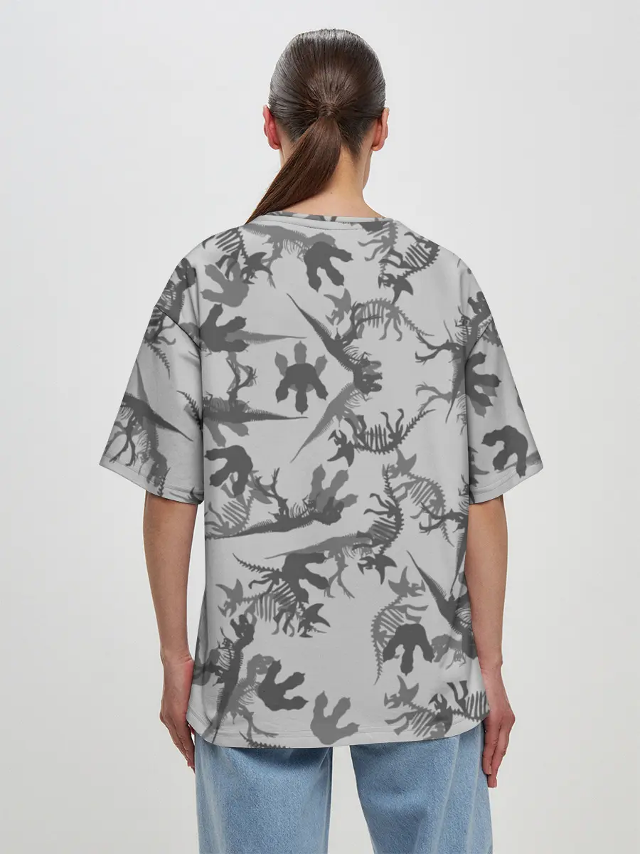 Женская футболка оверсайз / Парк Юрского Периода