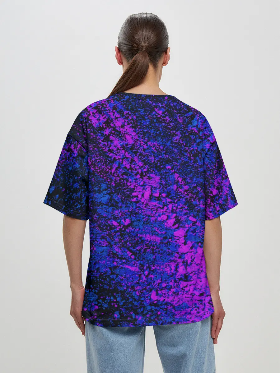 Женская футболка оверсайз / MARSHMELLO