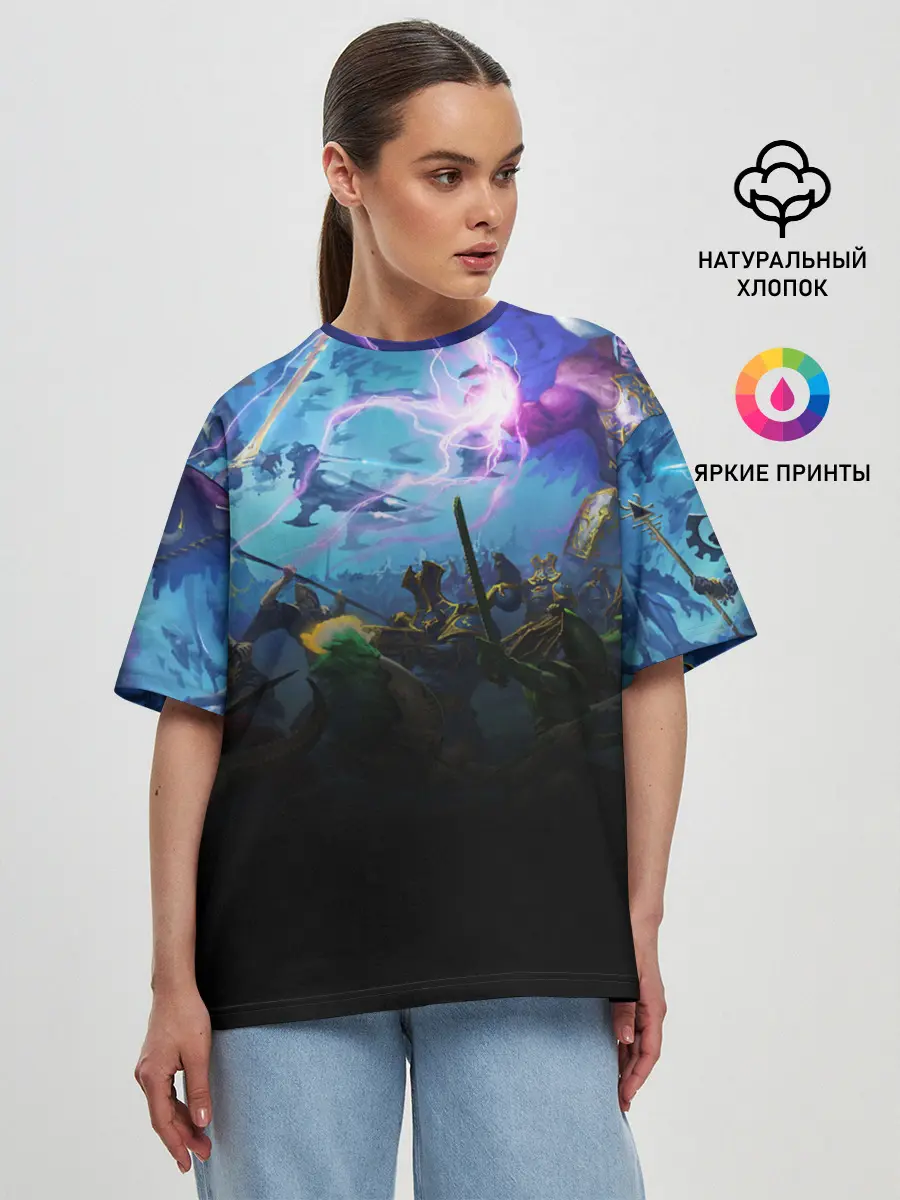 Женская футболка оверсайз / WARHAMMER 40K