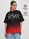 Женская футболка оверсайз / SLAYER