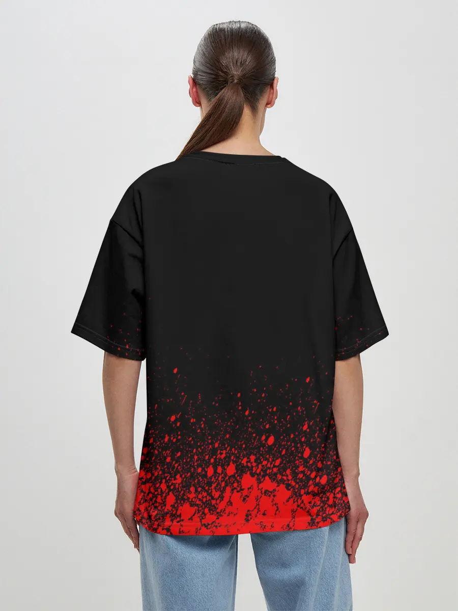 Женская футболка оверсайз / EVANGELION