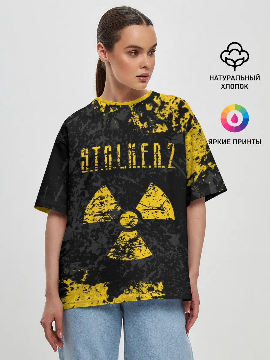 Женская футболка оверсайз / STALKER 2