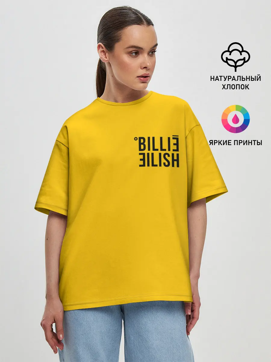 Женская футболка оверсайз / BILLIE EILISH