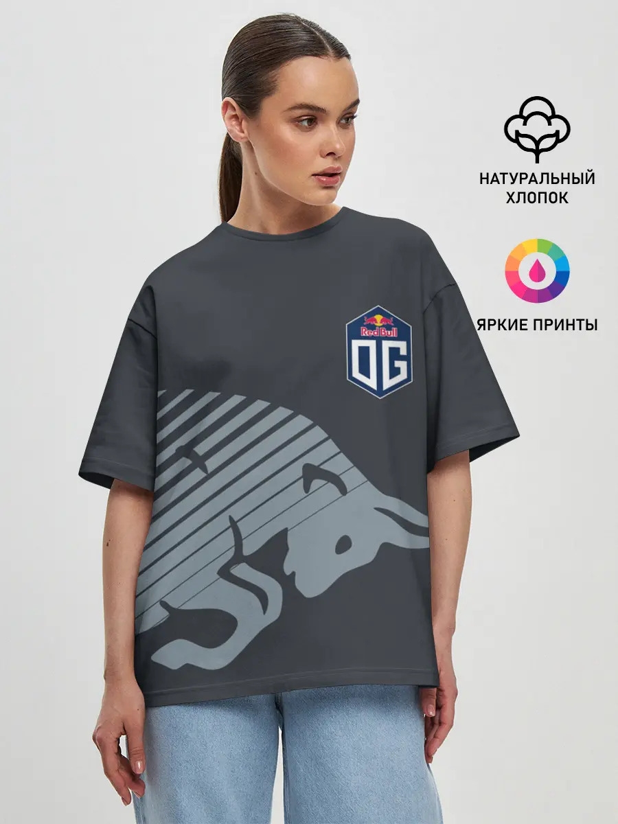 Женская футболка оверсайз / OG