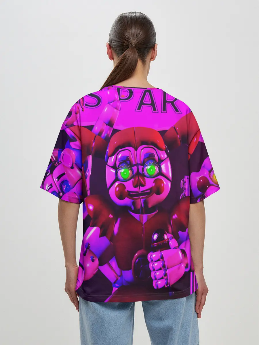 Женская футболка оверсайз / FIVE NIGHTS AT FREDDYS