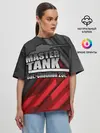 Женская футболка оверсайз / Master TANK Bat.-Chatillon 25t