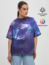 Женская футболка оверсайз / Рыбы