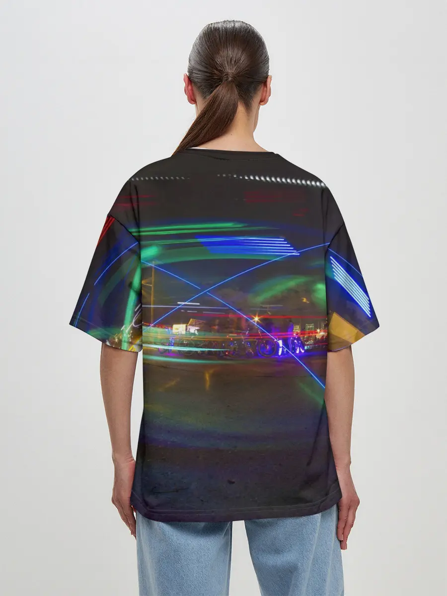 Женская футболка оверсайз / Neon