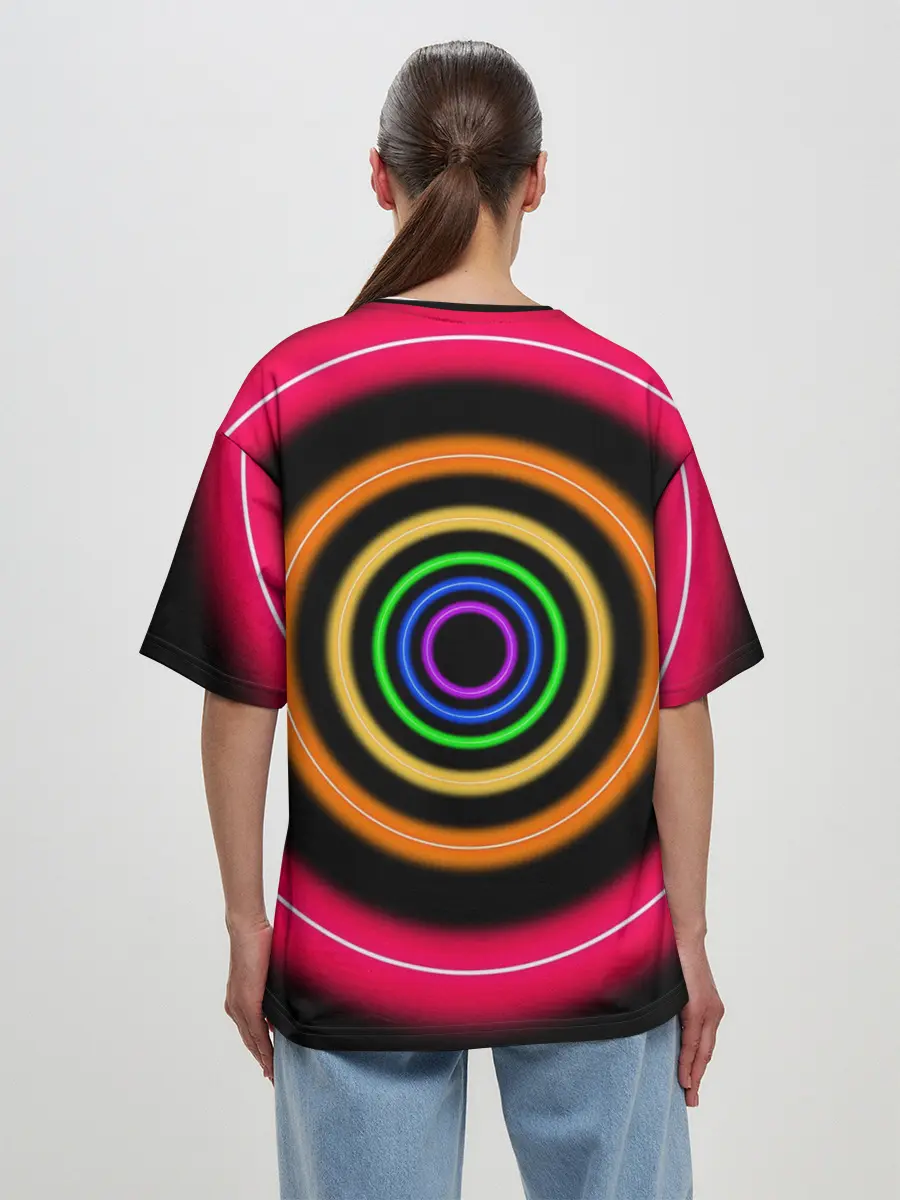 Женская футболка оверсайз / Neon