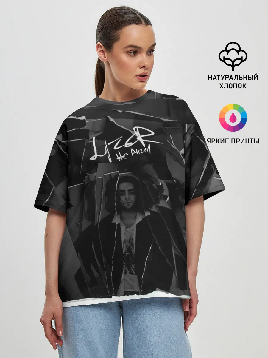 Женская футболка оверсайз / Lizer