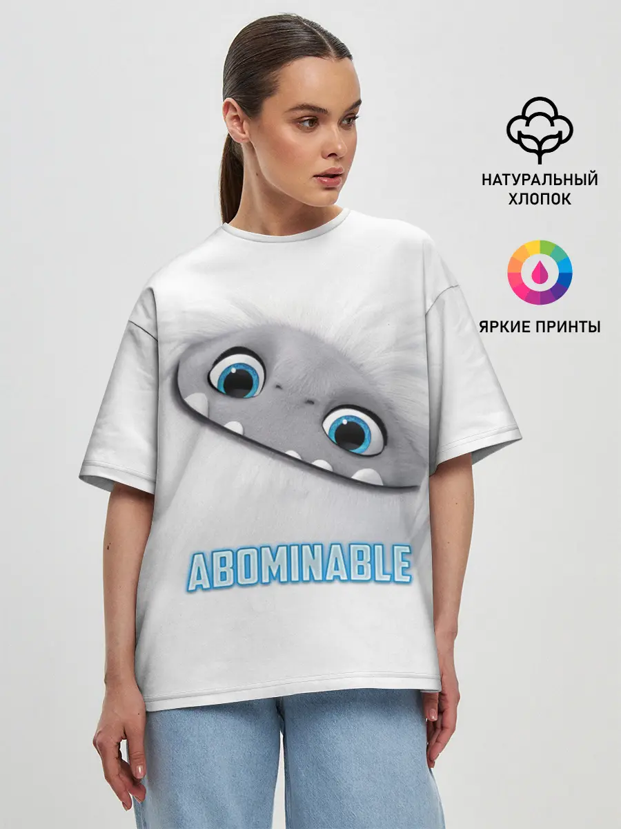 Женская футболка оверсайз / ABOMINABLE
