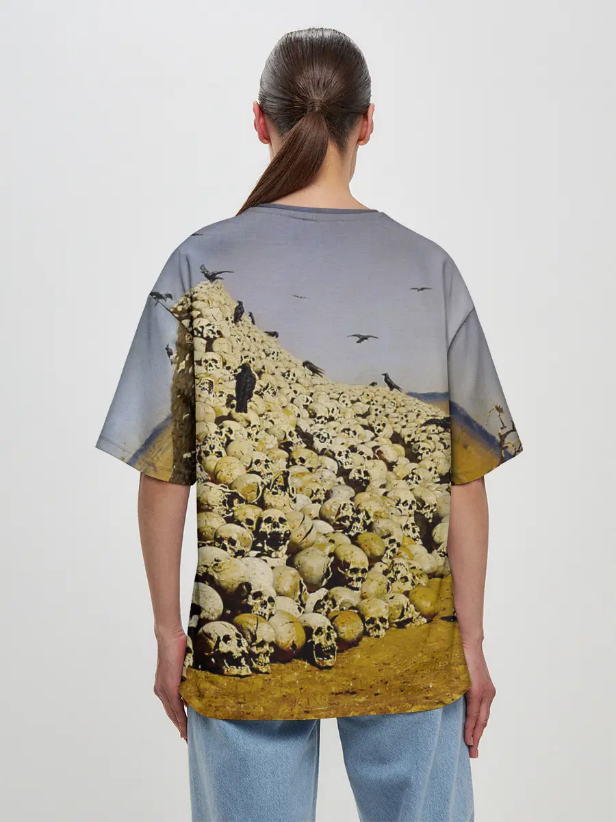 Женская футболка оверсайз / Все как у людей