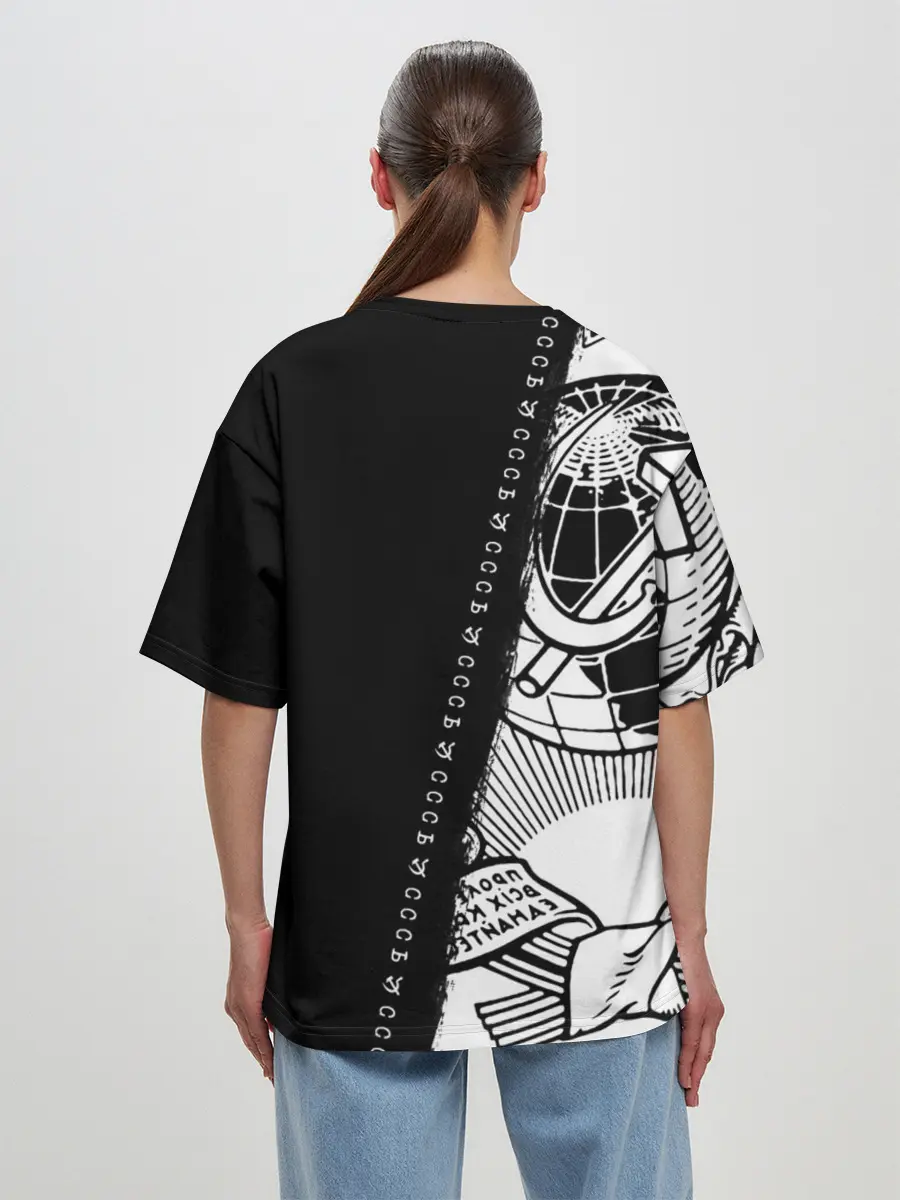 Женская футболка оверсайз / СССР