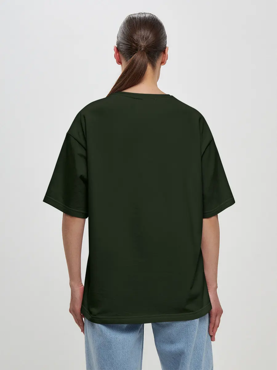 Женская футболка оверсайз / Медуза