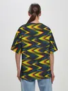 Женская футболка оверсайз / ZigZag