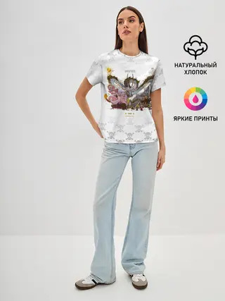 Женская базовая футболка / Монстры пираты One Piece