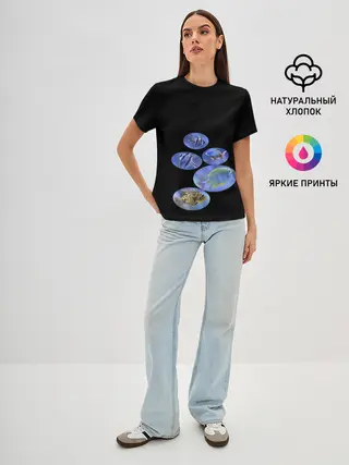 Женская базовая футболка / Море внутри