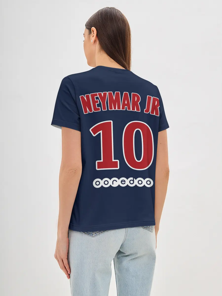 Женская базовая футболка / Неймар ПСЖ 18-19
