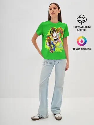 Женская базовая футболка / CRASH BANDICOOT