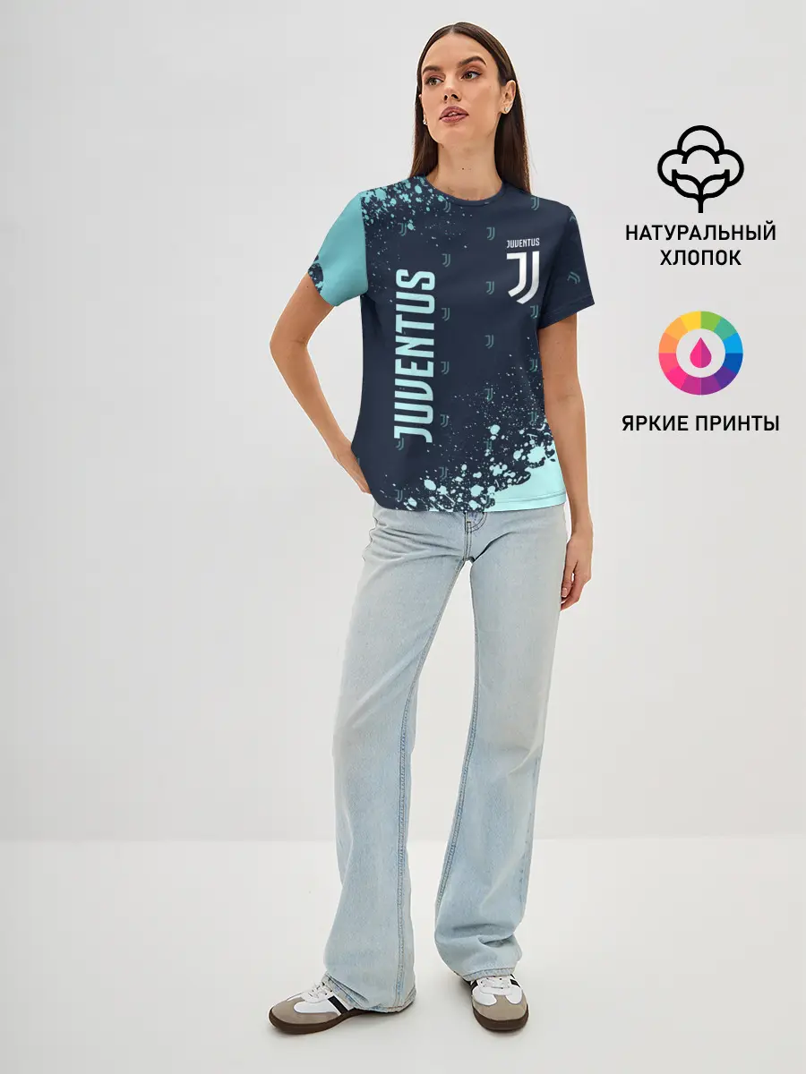 Женская базовая футболка / JUVENTUS / ЮВЕНТУС