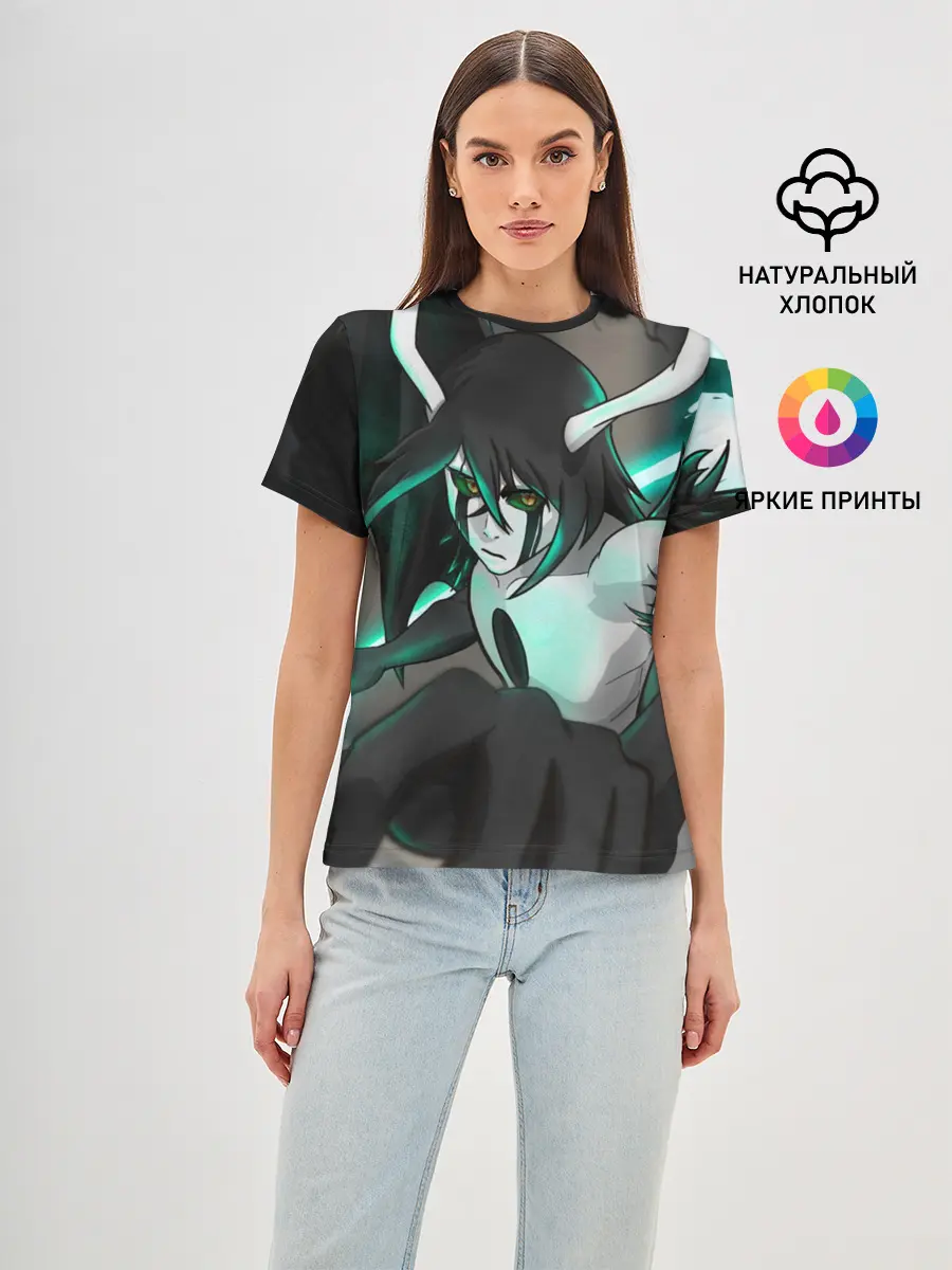 Женская базовая футболка / Улькиорра Сифер . Ulquiorra