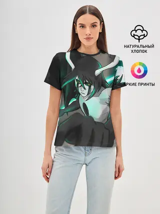 Женская базовая футболка / Улькиорра Сифер . Ulquiorra