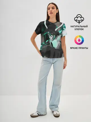 Женская базовая футболка / Улькиорра Сифер . Ulquiorra