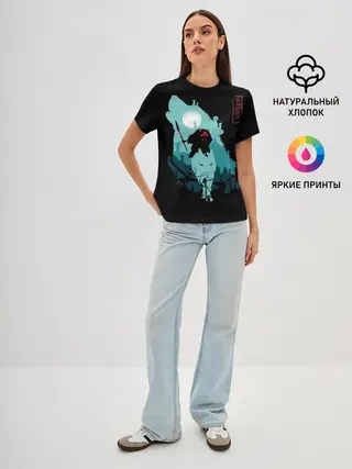 Женская базовая футболка / Princess Mononoke