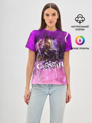 Женская базовая футболка / Genshin Impact | Геншин Импакт