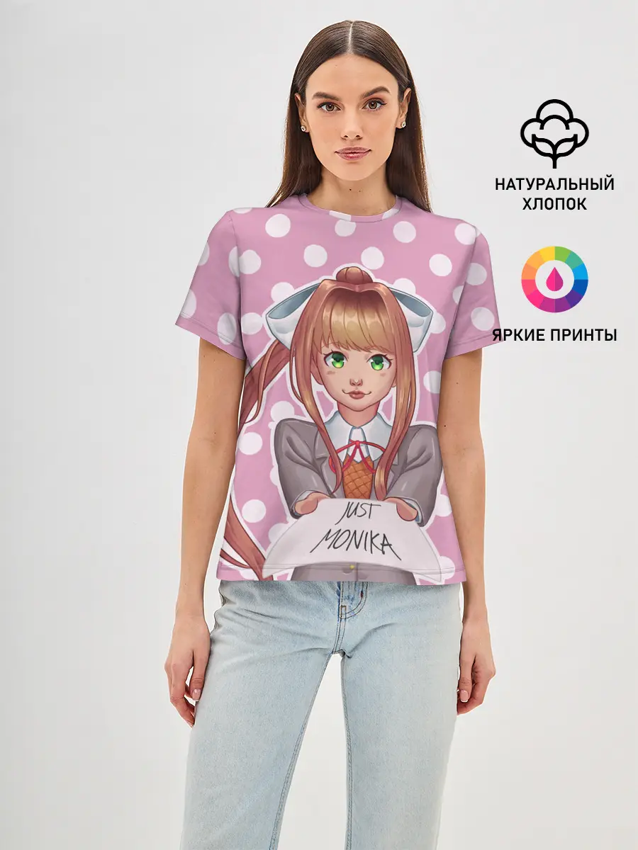 Женская базовая футболка / Monika Pop Art