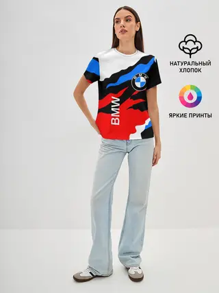 Женская базовая футболка / BMW