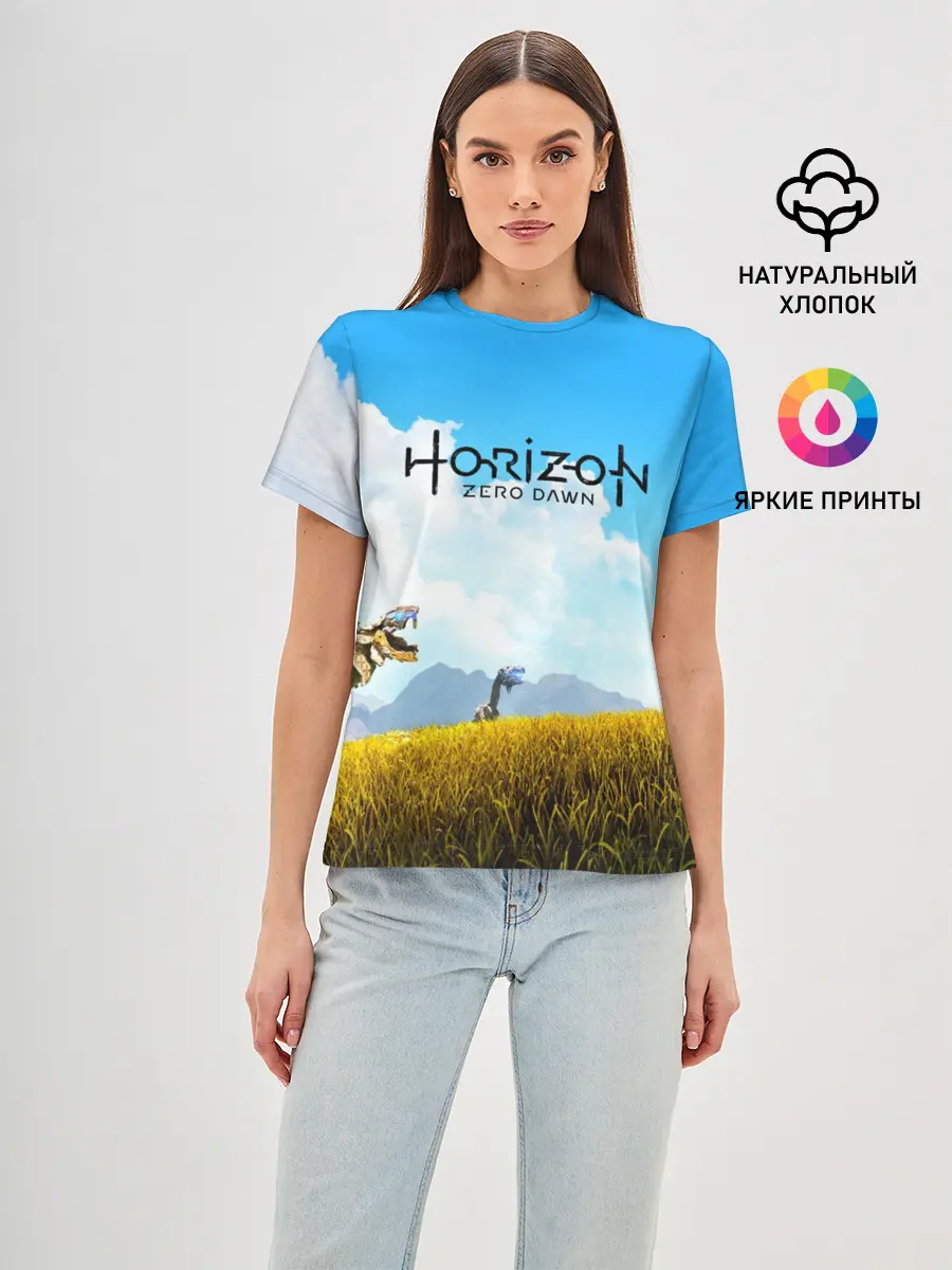 Женская базовая футболка / Horizon Zero Dawn