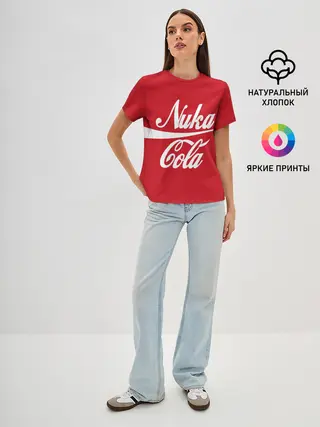 Женская базовая футболка / NUKA COLA