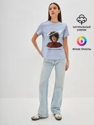 Женская базовая футболка / finn wolfhard